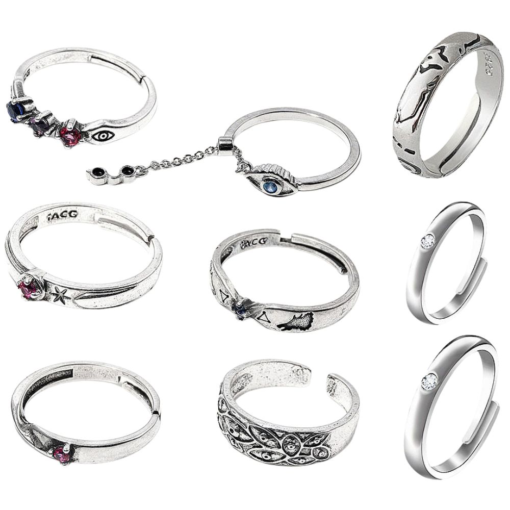 Men'S Accessories Rings - Anime JJK Rings Yuta Okkotsu Cosplay