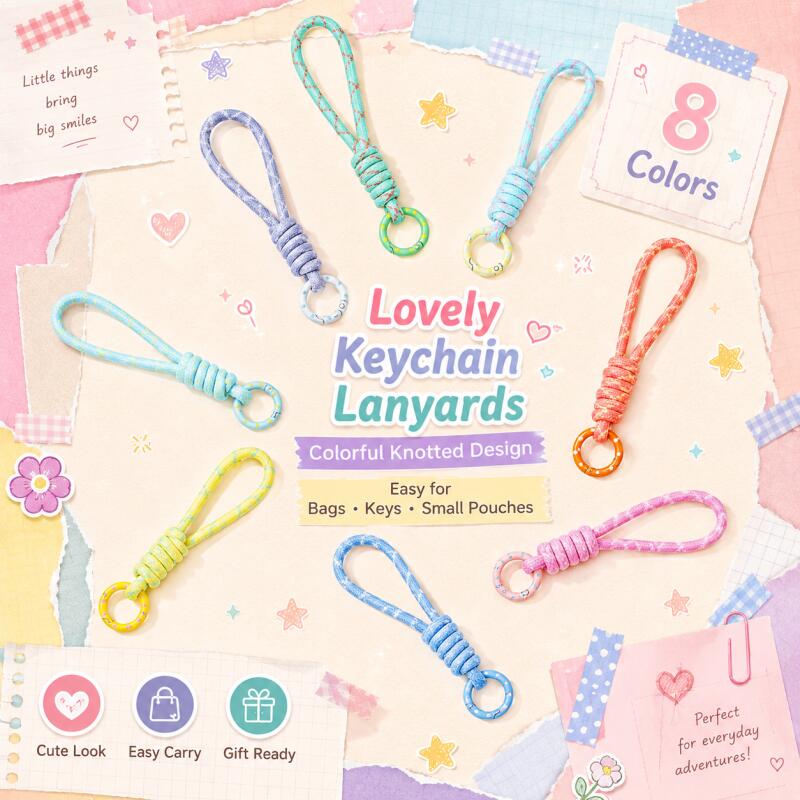 Men'S Accessories Rings - 2~5pcs Colorful Braided Keychain Mobile Phone