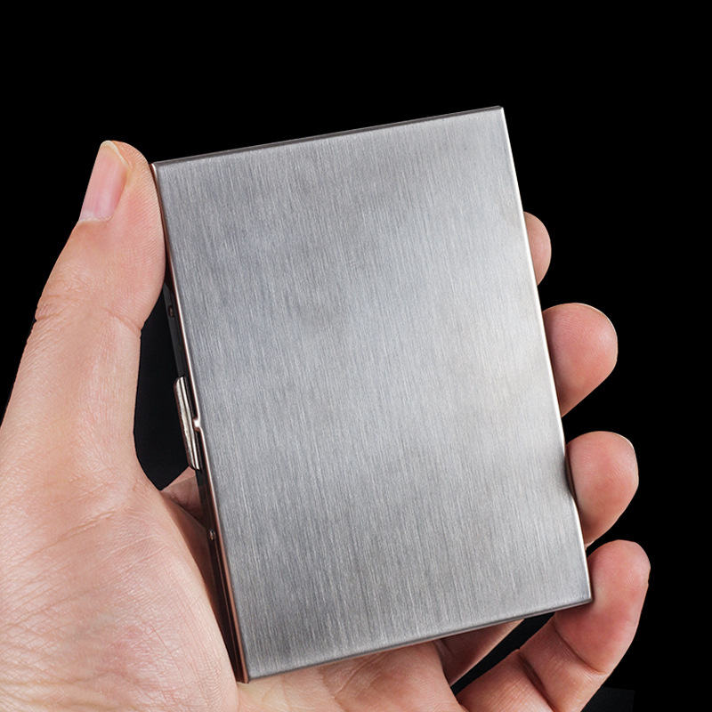 Men'S Accessories Case - Stainless steel extended Stylish flip up