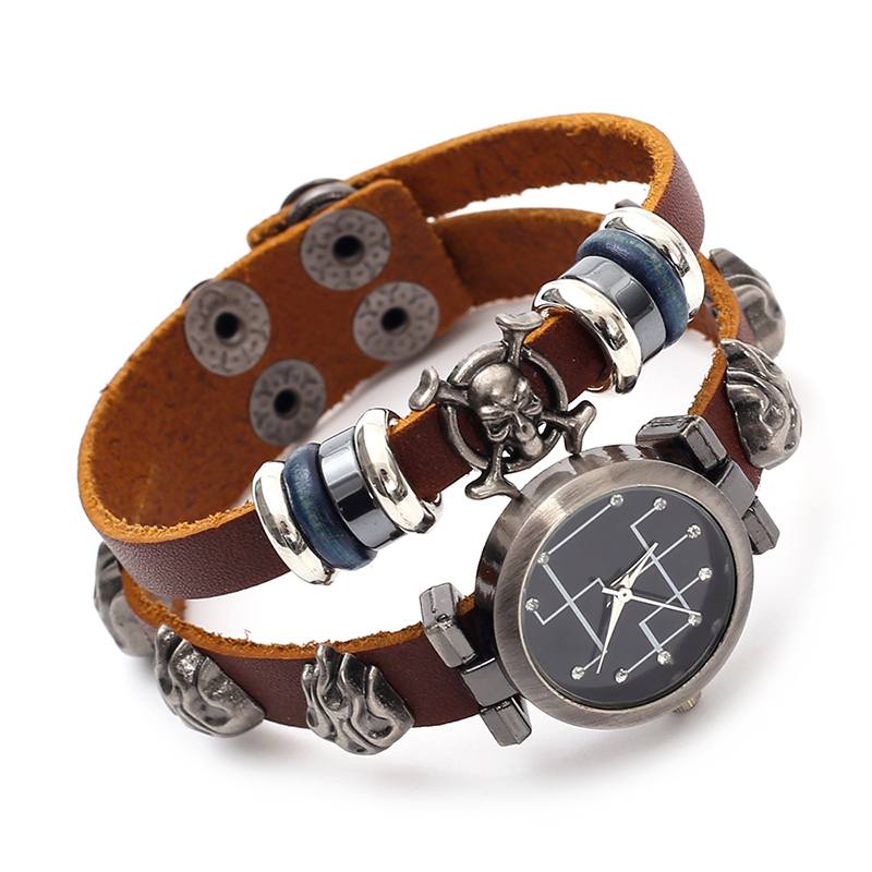 Men Accessories Pk - Hip Hop Punk Wristwatch Men Vintage