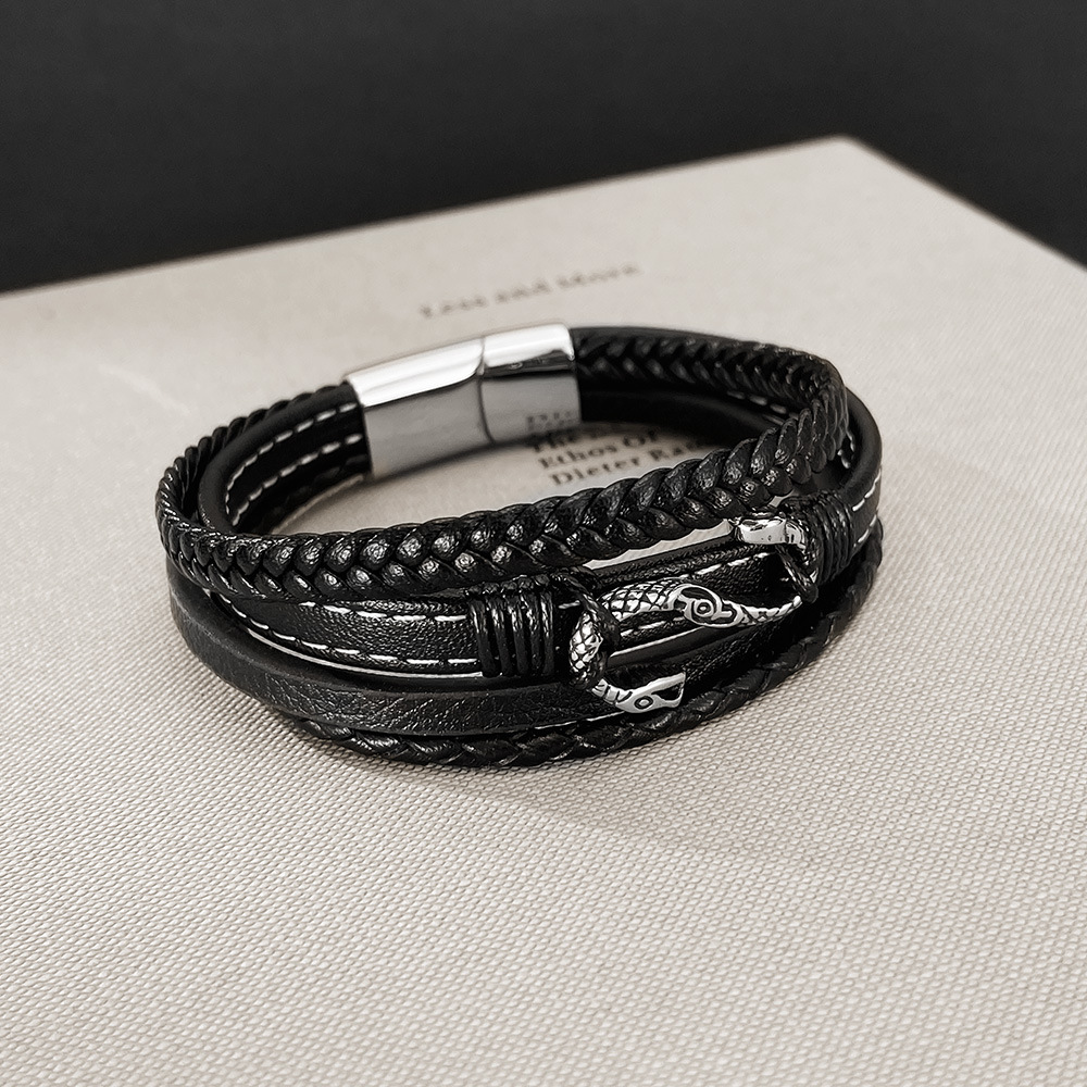 Men Accessories Pk - Stainless steel Creative Snake Accessories Multi-layer