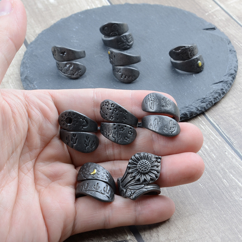 Men'S Accessories Rings - DIY accessories Amazon cross-border retro men