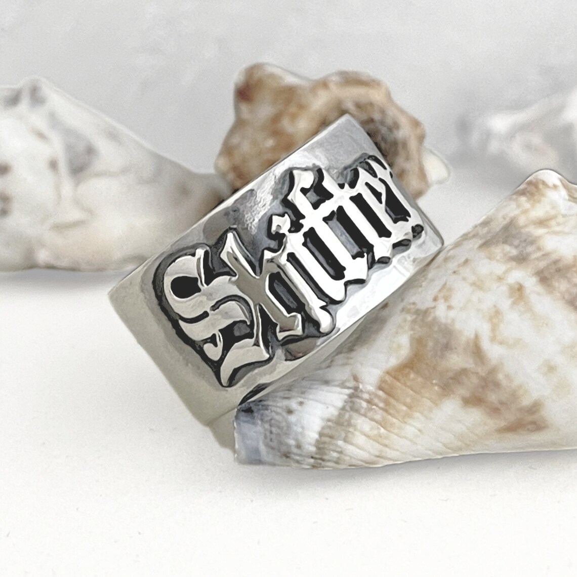 Men Accessories For Wedding - 12MM Men' Gothic Rings Personalized Old