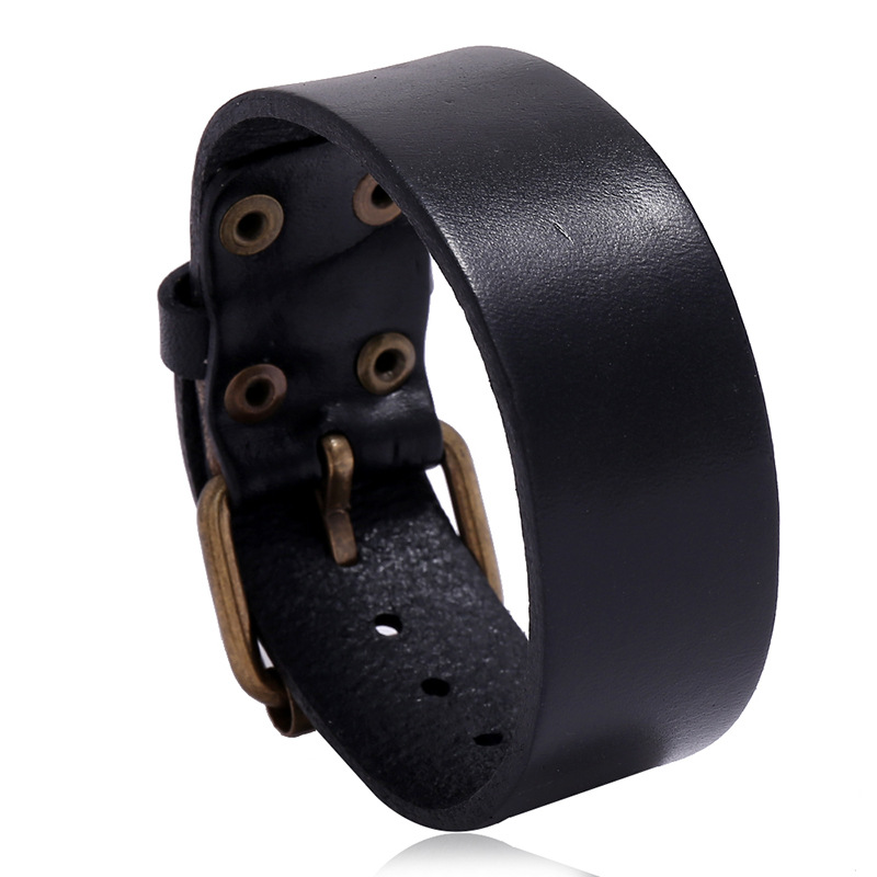 Men Accessories Pk - Minimalist Vintage Men's Genuine Leather Long