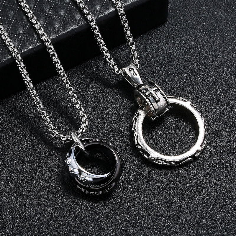 Men Accessories Pk - Jessingshow Vintage Punk Nam Vòng Cổ