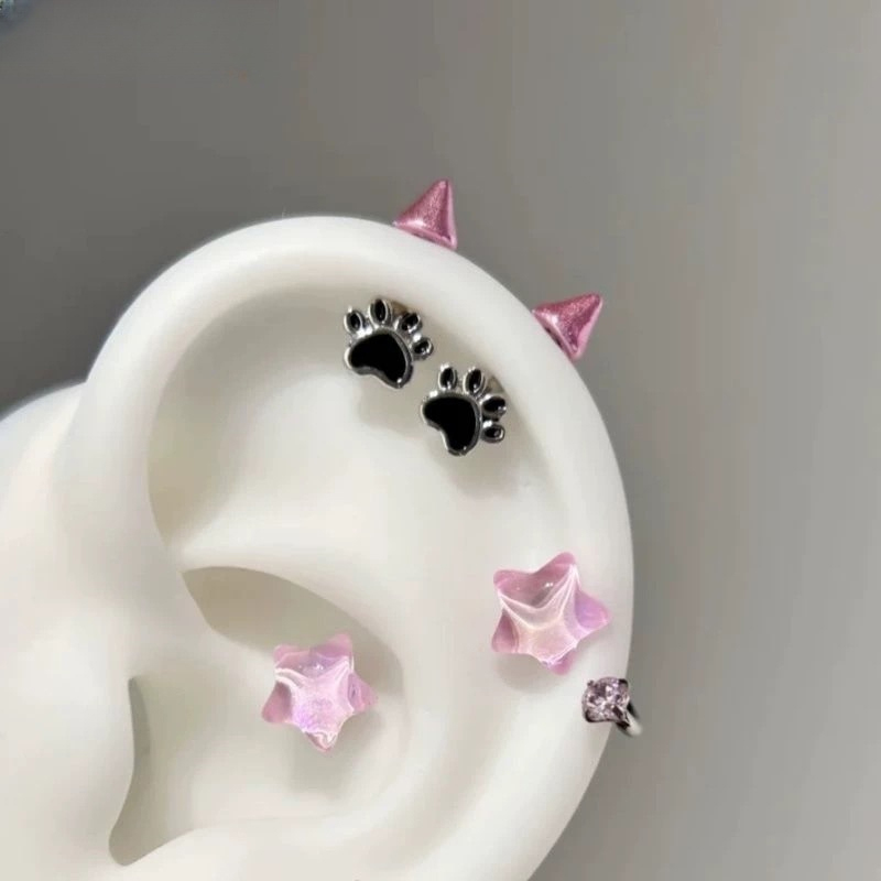 New Sale 1pair Cute Cat Paw De - đánh giá và giá Men'S Accessories Jewelry Sale