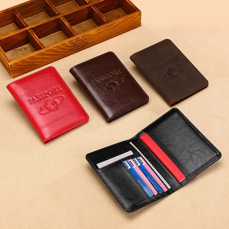 Unisex Genuine Leather Passpor - đánh giá và giá Men'S Accessories Case