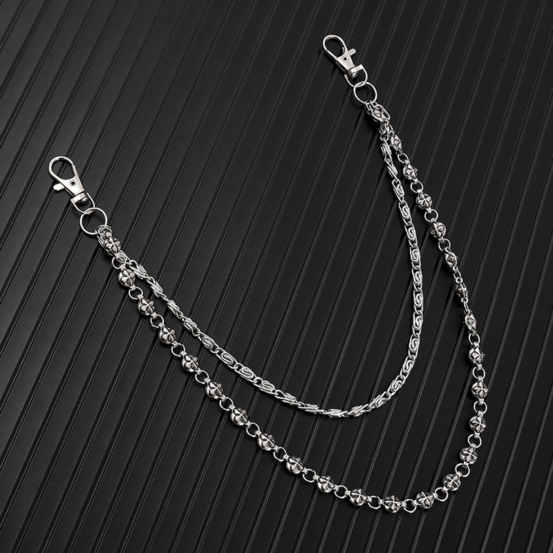 Trendy Hip Hop Double Layer Je - đánh giá và giá Men Accessories Pk