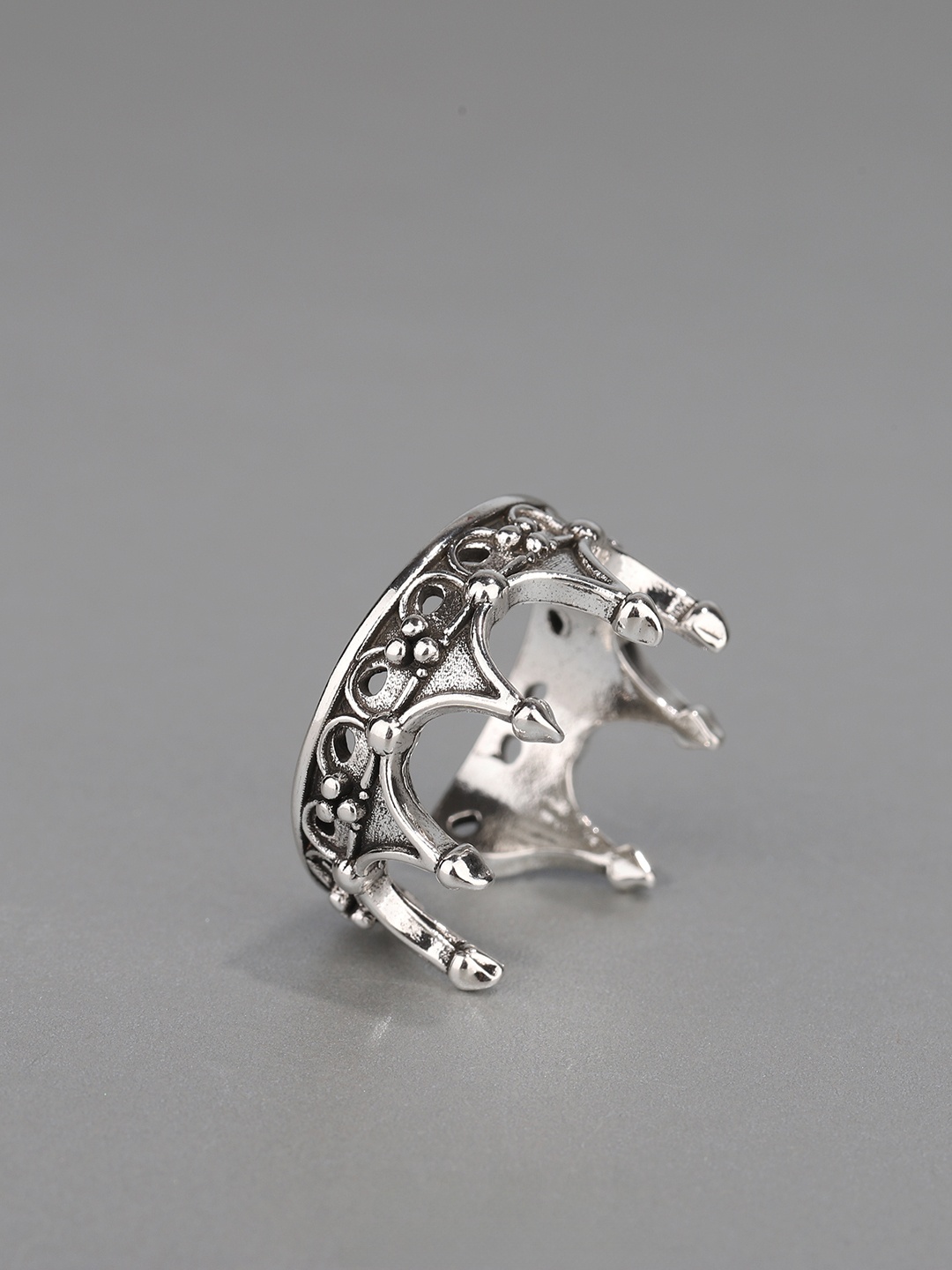 Gothic Crown Ring Adjustable O - đánh giá và giá Men'S Accessories Rings