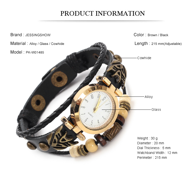 Vintage Leather Quartz Watch H - đánh giá và giá Men Accessories Pk