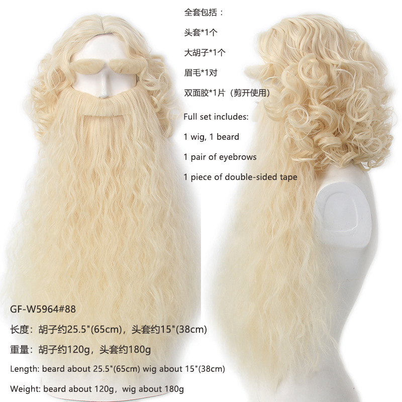 Christmas Santa Claus Hair Wig - đánh giá và giá Mens Accessories Style