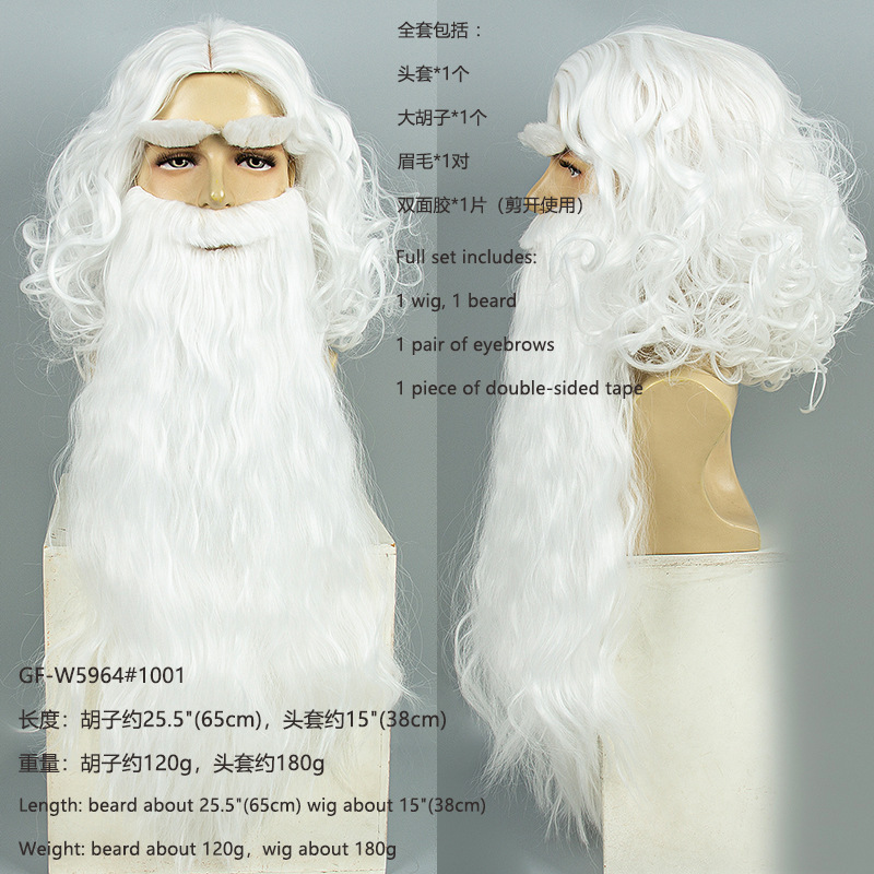 Christmas Santa Claus Hair Wig - đánh giá và giá Mens Accessories Style