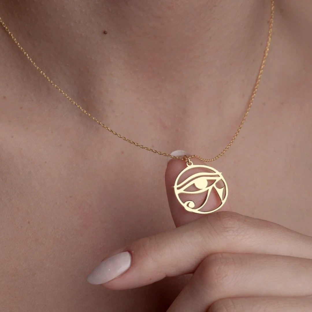 Retro Egypt Eye of Ra Pendant  - đánh giá và giá Men'S Accessories Jewelry Egypt