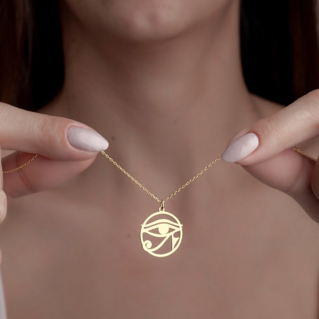 Retro Egypt Eye of Ra Pendant  - đánh giá và giá Men'S Accessories Jewelry Egypt