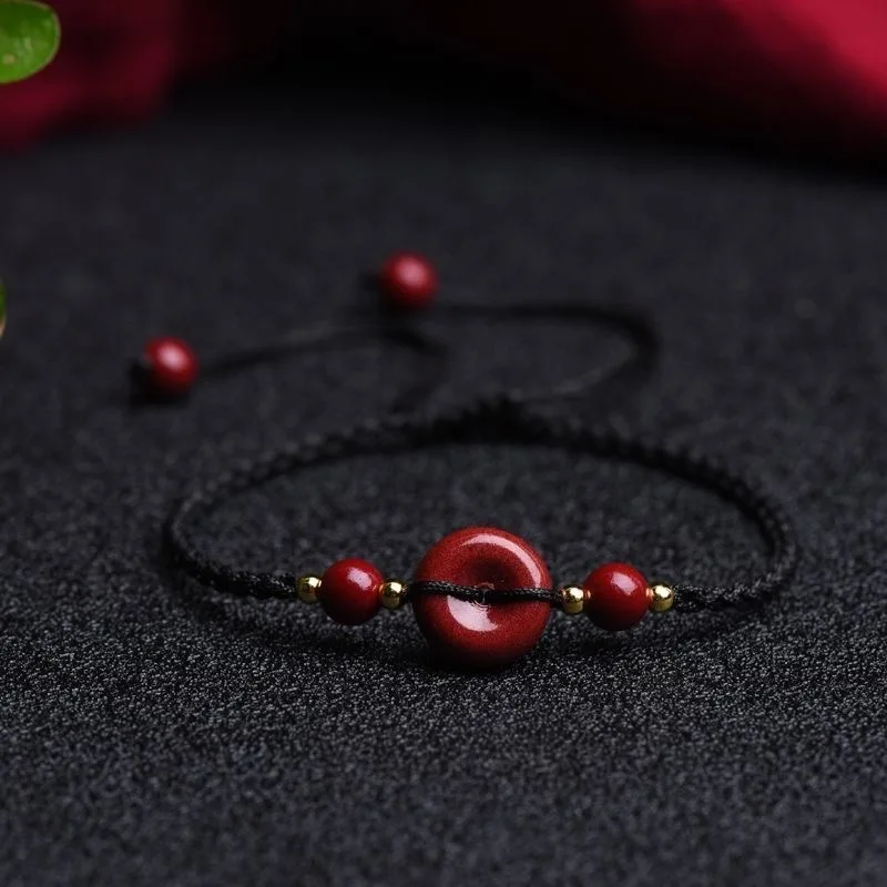Tùy Chỉnh Màu Đỏ Tự Nhiên Chu  - đánh giá và giá Bead Bracelet Men
