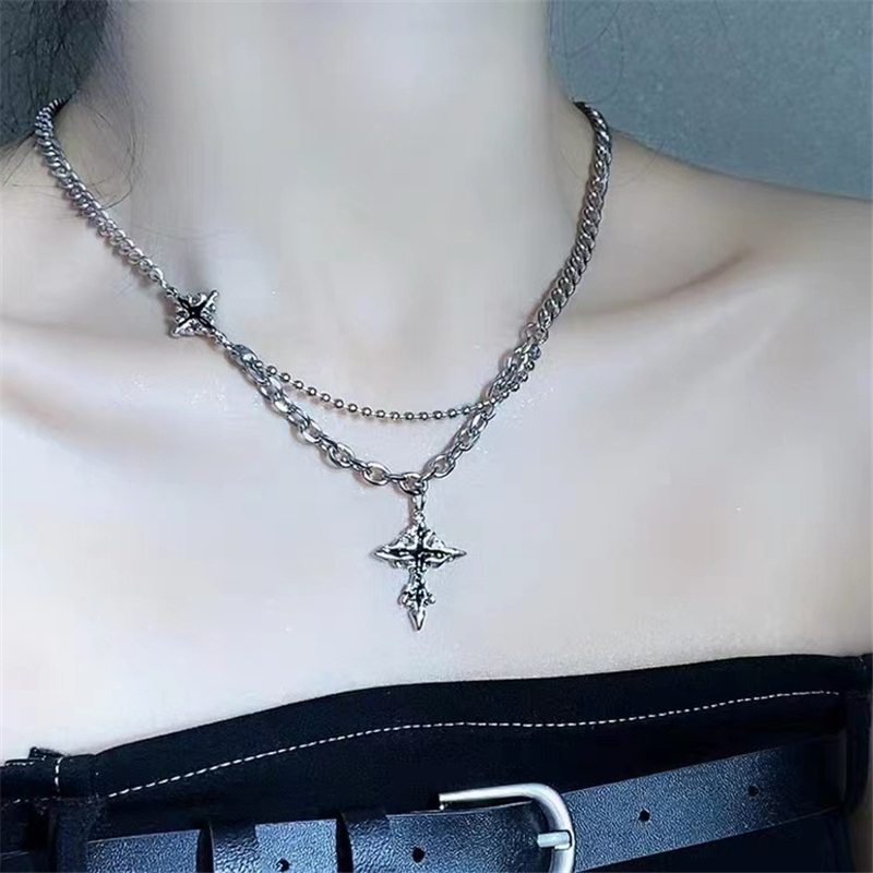 Gothic Vintage Y2K Red Glass H - đánh giá và giá Men Accessories Aesthetic
