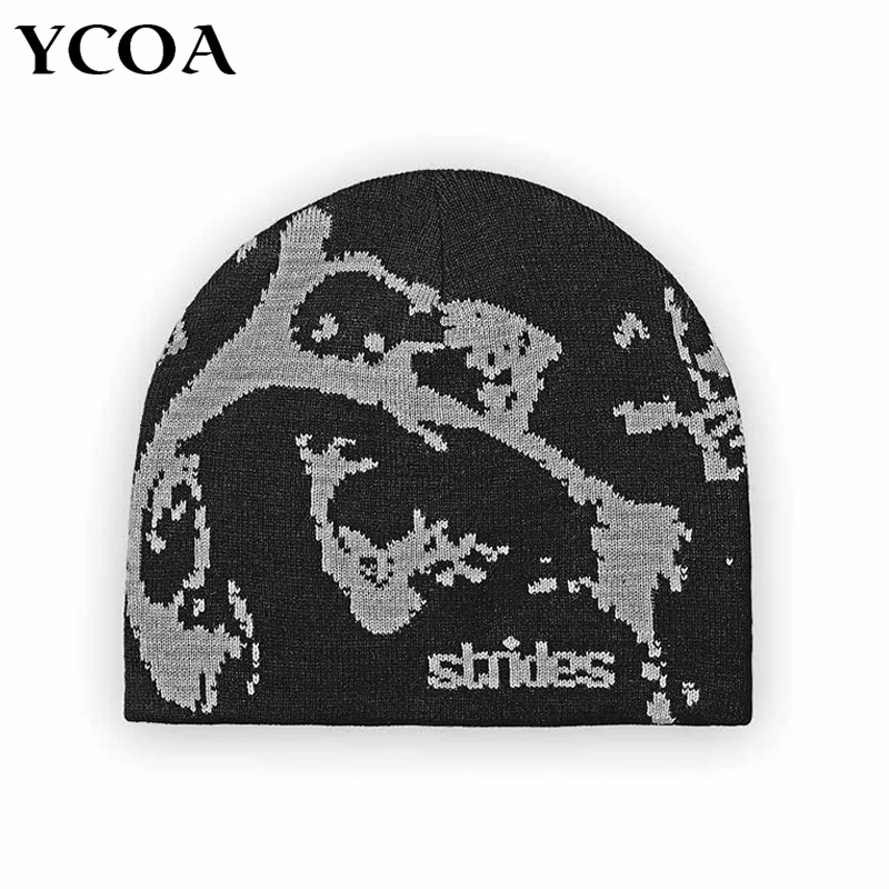 Men Beanie Strides Splatter Be - đánh giá và giá Men Accessories Aesthetic