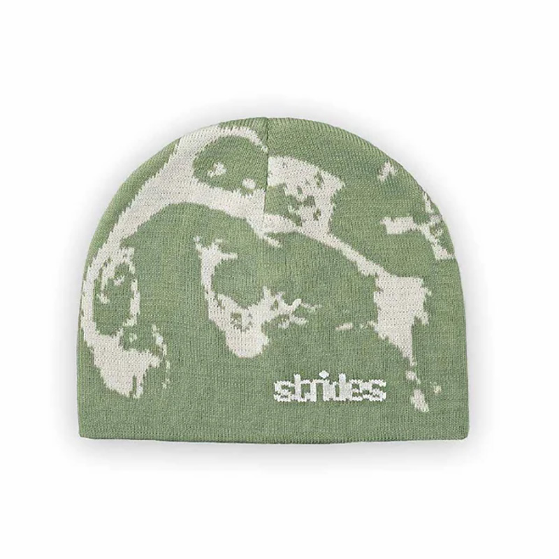 Men Beanie Strides Splatter Be - đánh giá và giá Men Accessories Aesthetic