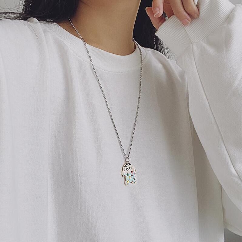 Crayon Shin-chan cartoon neckl - đánh giá và giá Mens Accessories Style