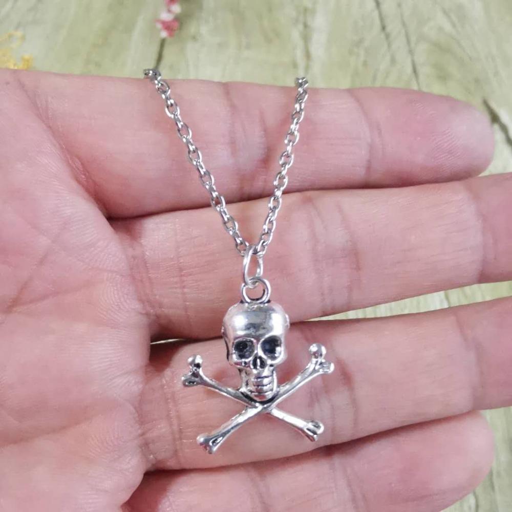 Hộp Sọ Mặt Dây Chuyền Vòng Cổ  - đánh giá và giá Men Accessories Aesthetic