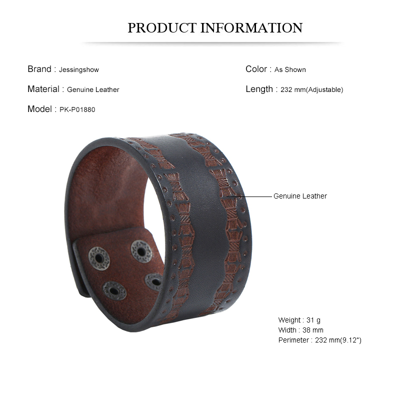 Men's Punk Vintage Bracelet -  - đánh giá và giá Men Accessories Pk