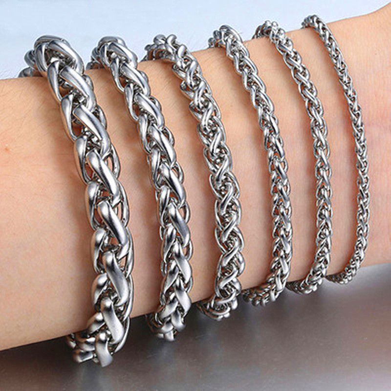 HNSP 3MM-8MM Chuỗi Thép Không  - đánh giá và giá Men Accessories Singapore