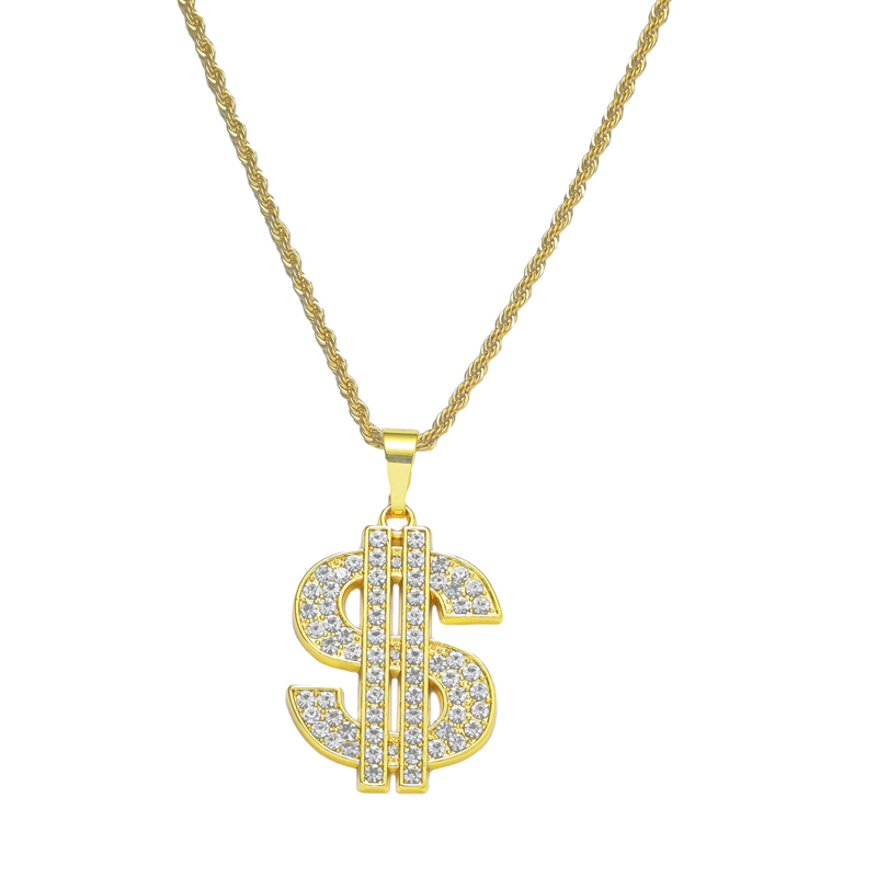 Dollar Sign Necklace 80s 90s C - đánh giá và giá Men Accessories Singapore