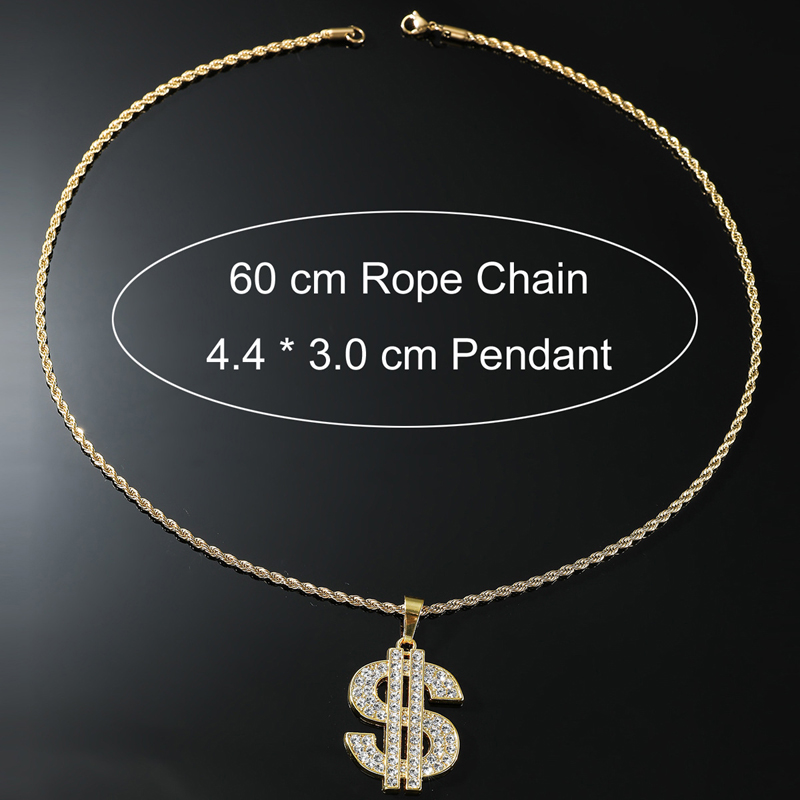 Dollar Sign Necklace 80s 90s C - đánh giá và giá Men Accessories Singapore