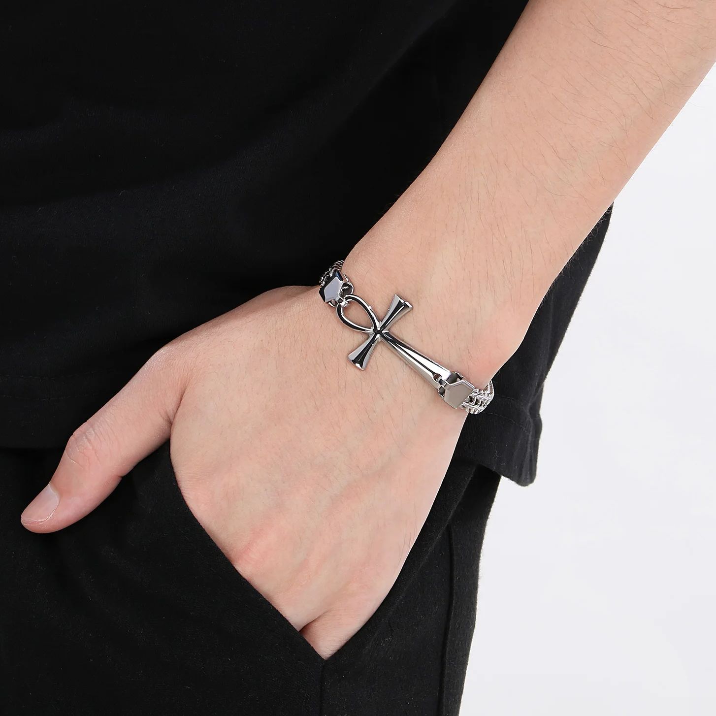 HaoYi Stainless Steel Egypt Cr - đánh giá và giá Men'S Accessories Jewelry Egypt