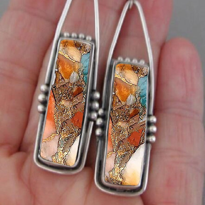 2PCS Retro Bohemian Earrings I - đánh giá và giá Men Accessories Aesthetic