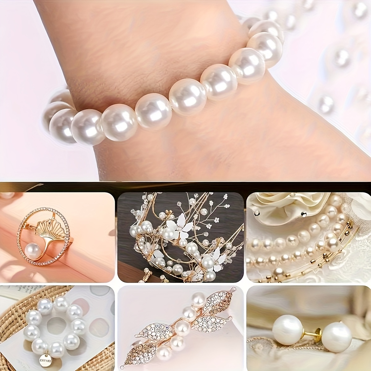 1388pcs 4/6/8/10mm Black, Whit - đánh giá và giá Bead Bracelet Men