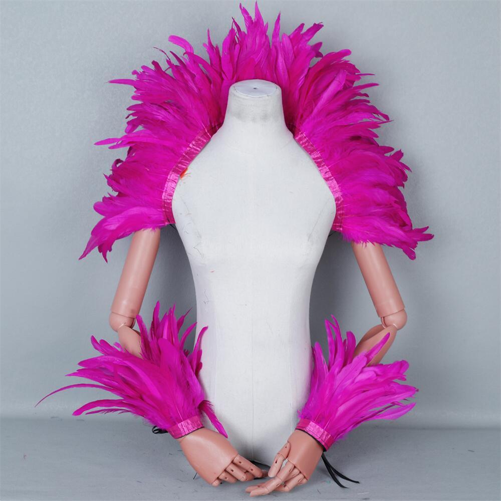 Elegant Red Feathers Women's S - đánh giá và giá Mens Accessories Style