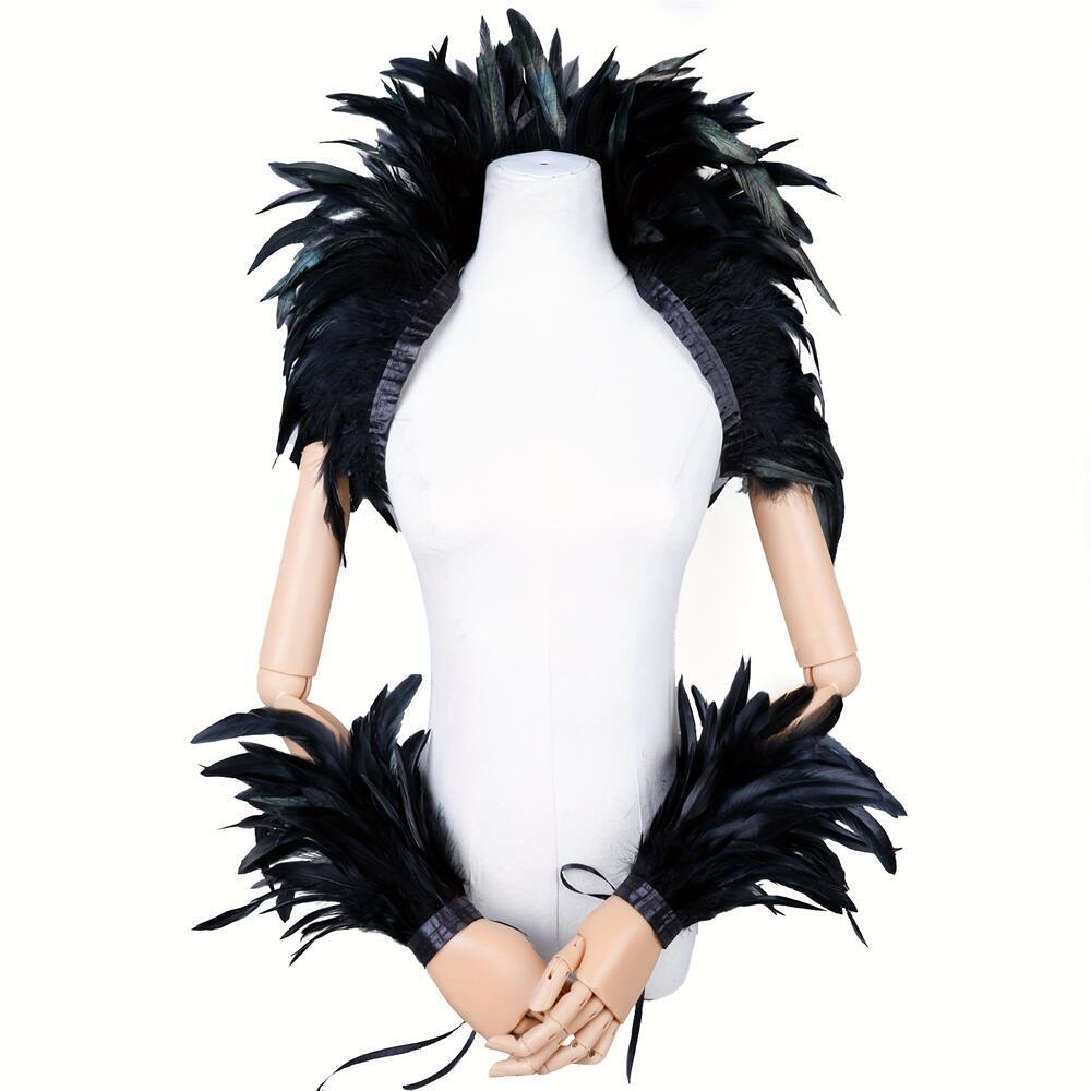 Elegant Red Feathers Women's S - đánh giá và giá Mens Accessories Style
