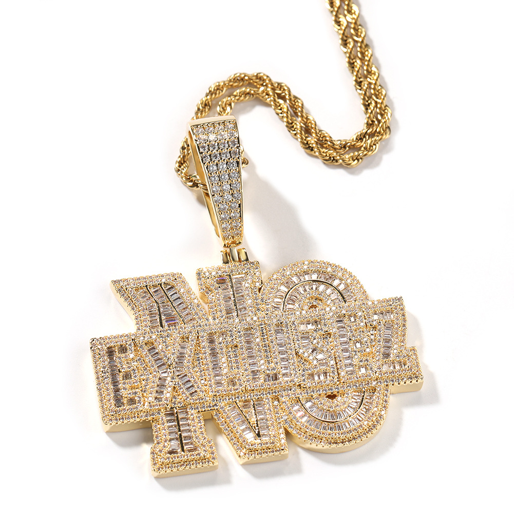 Niche Design Alphabet Hip-hop  - đánh giá và giá Men Accessories Singapore