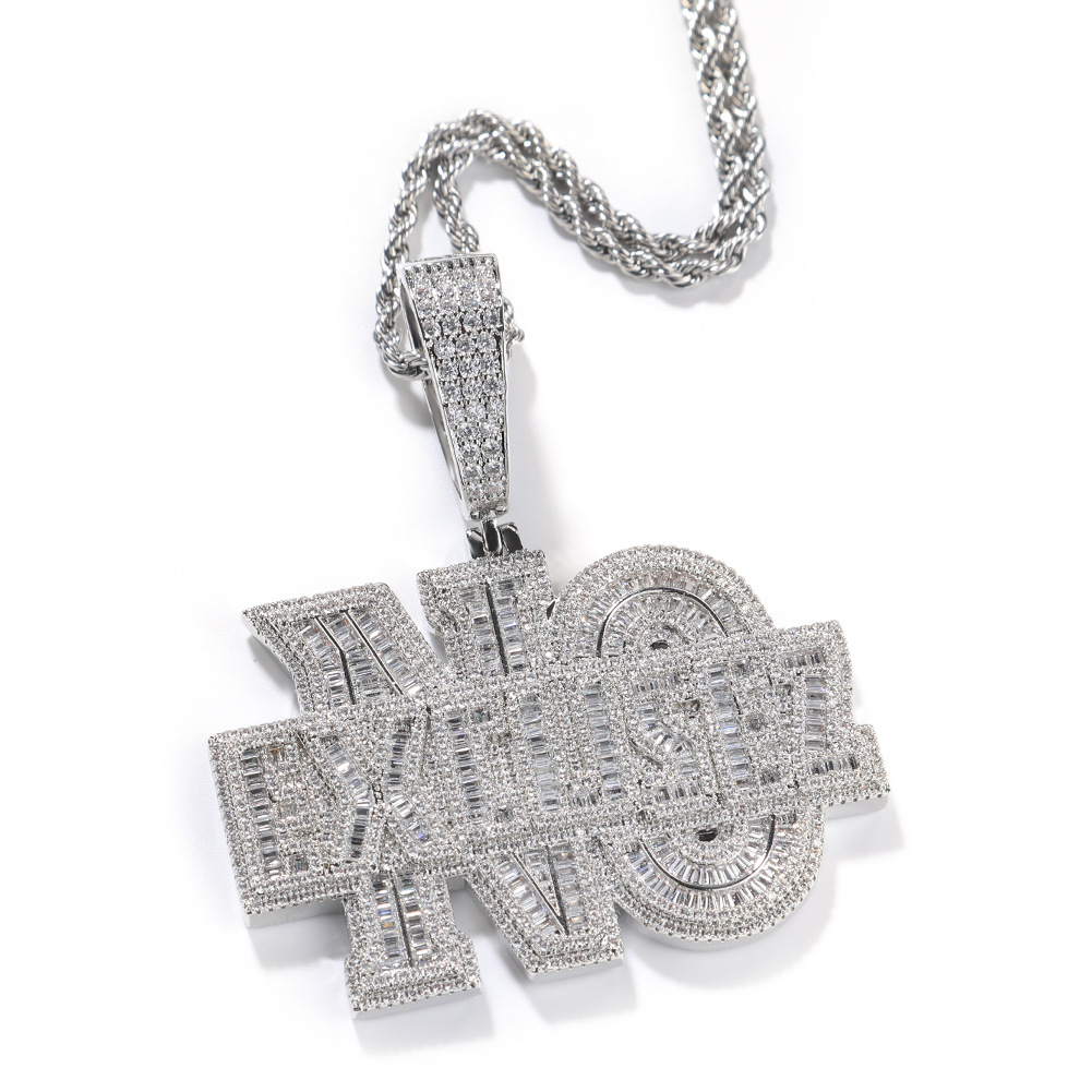 Niche Design Alphabet Hip-hop  - đánh giá và giá Men Accessories Singapore