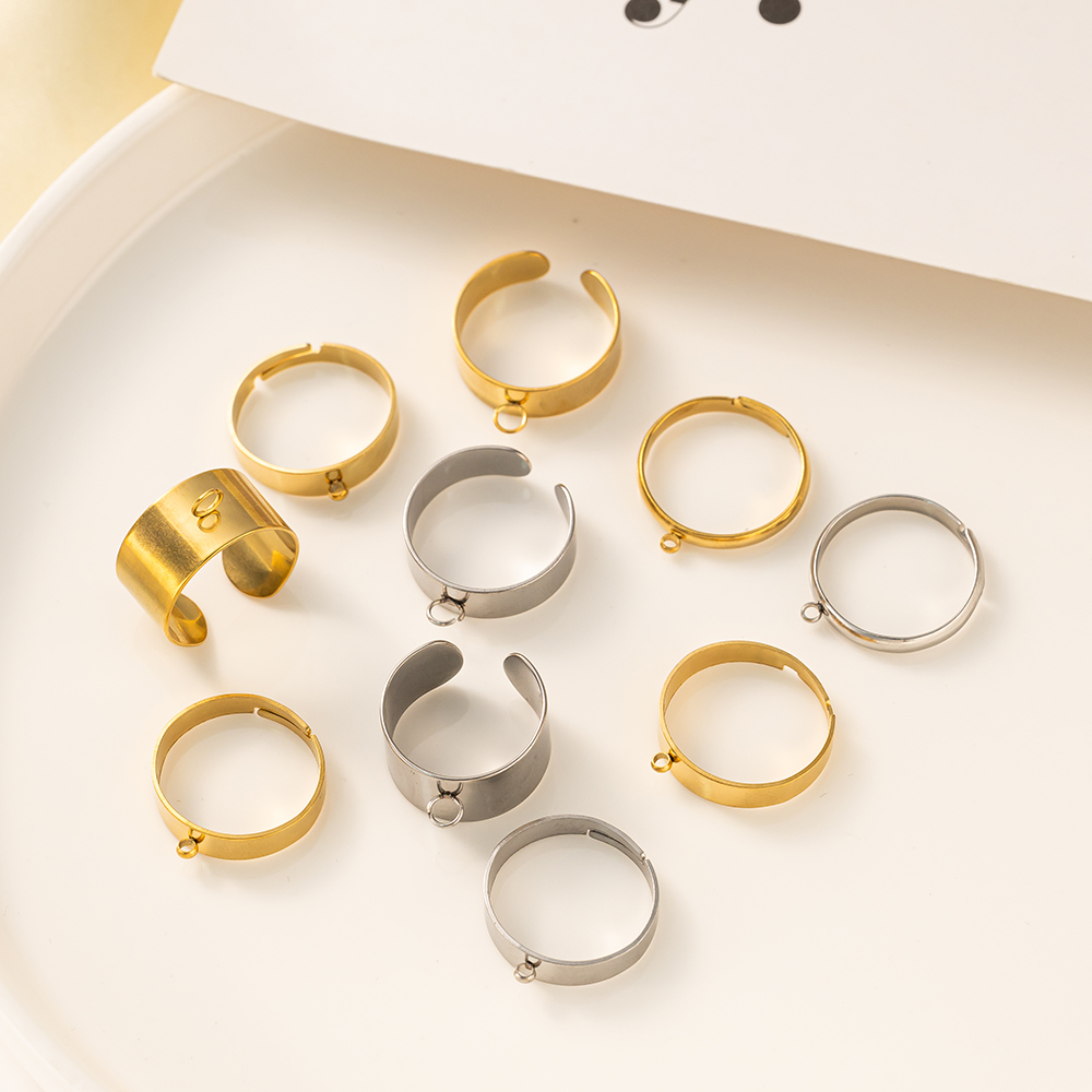 5pcs/Lot Stainless Steel Gold  - đánh giá và giá Men'S Accessories Rings