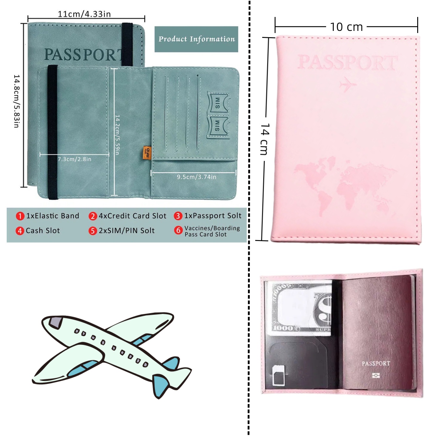 Vintage RFID Passport Cover fo - đánh giá và giá Men'S Accessories Case