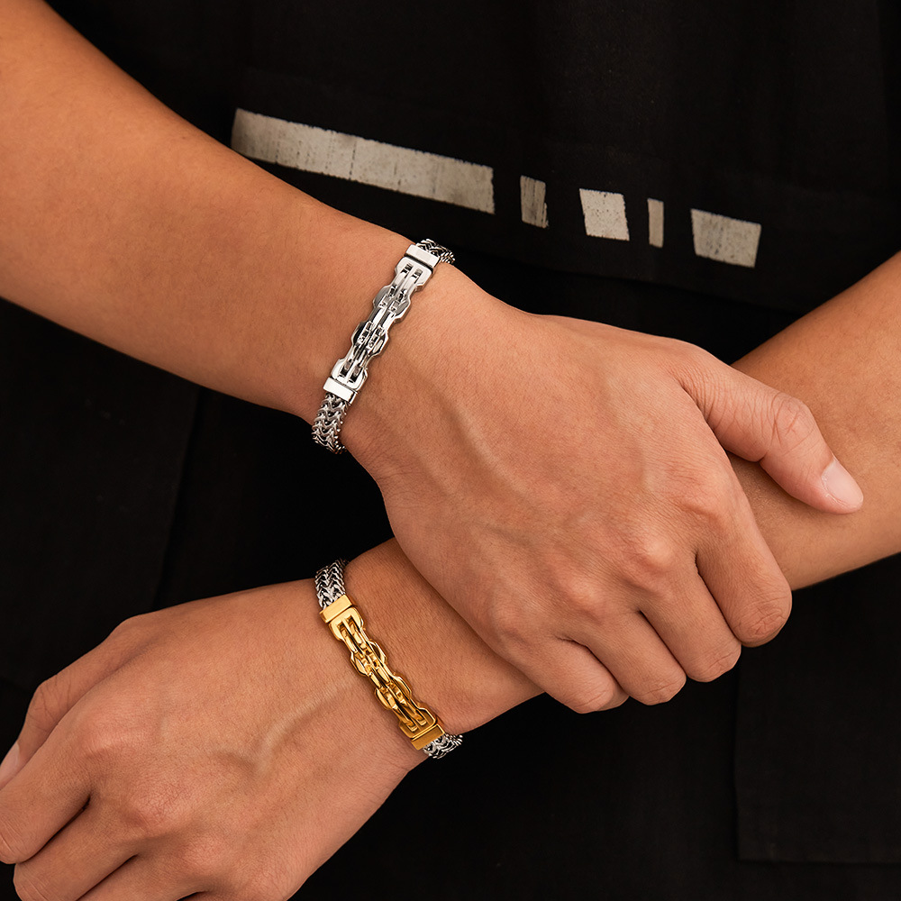 Men's Stainless Steel Bracelet - đánh giá và giá Men Accessories Pk